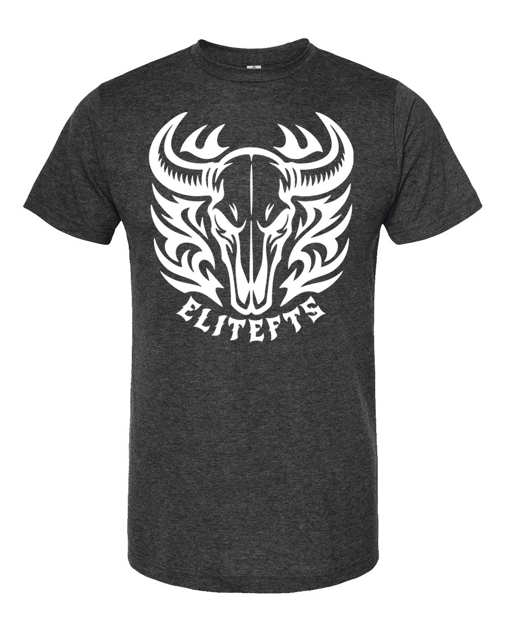 elitefts Bull Skull Premium T-Shirt black