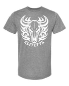 elitefts Bull Skull Premium T-Shirt grey