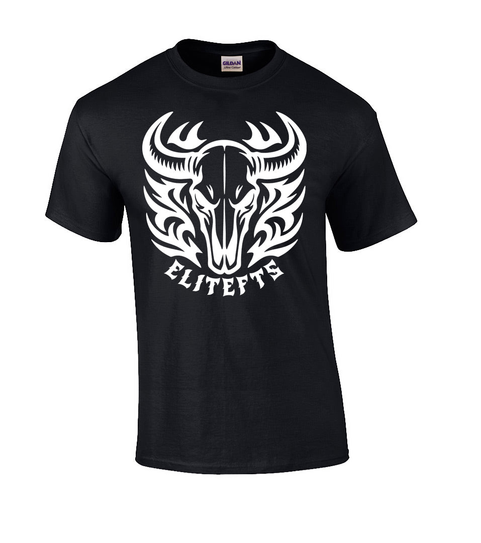 elitefts Bull Skull T-Shirt black