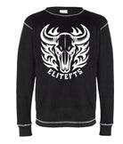 elitefts Bull Skull Thermal Long Sleeve Shirt Black