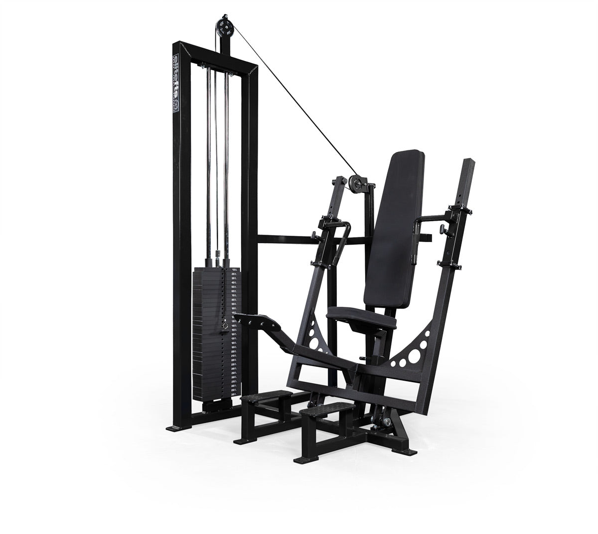 elitefts Signature Seated Chest Press w/Adjustable Handles