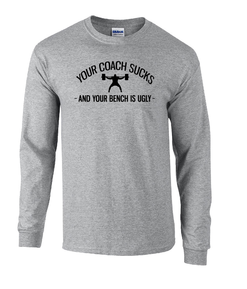 picture of elitefts Your Coach Sucks Long Sleeve T-Shirt