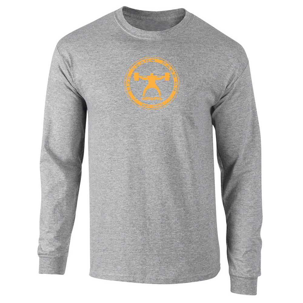 picture of elitefts Coin Long Sleeve T-Shirt grey