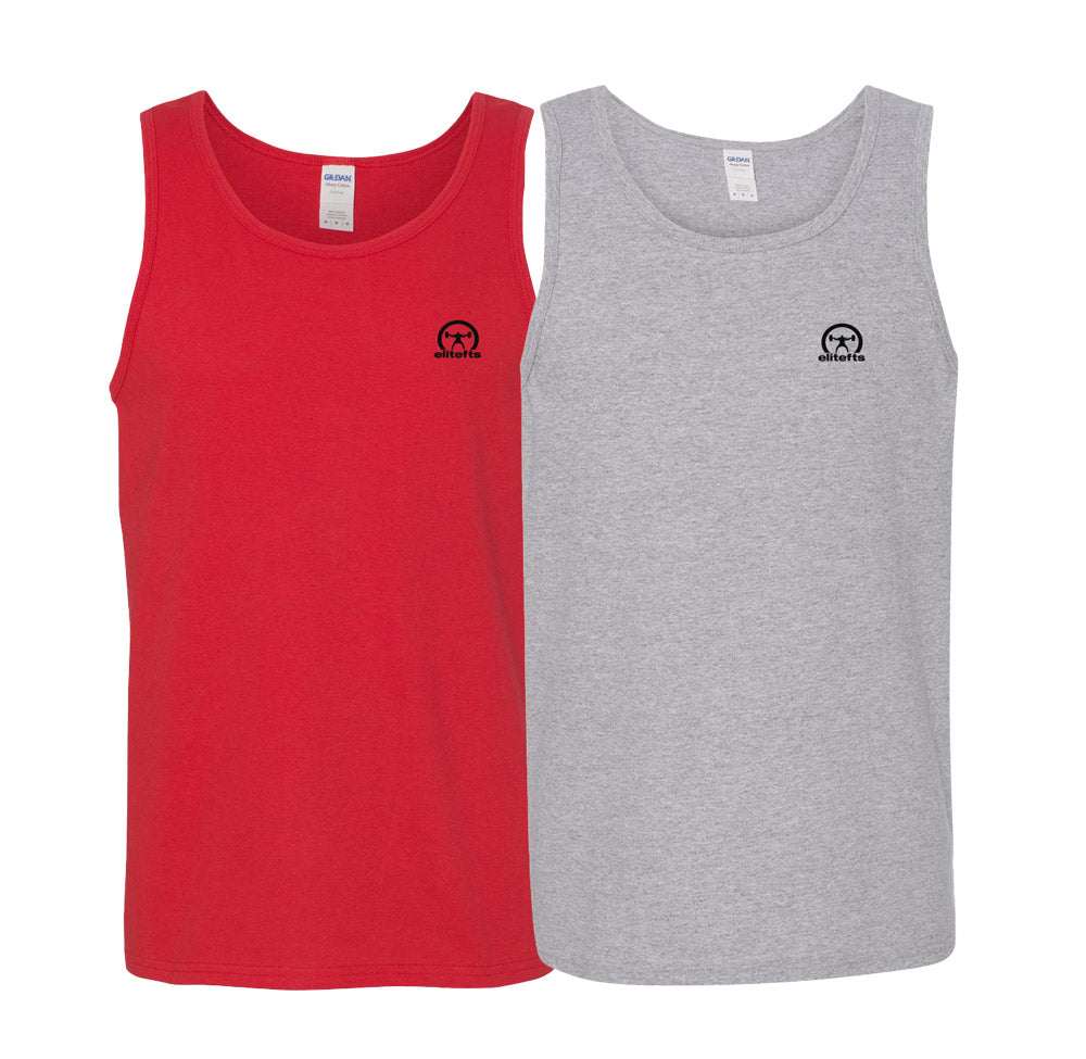 elitefts Crescent Black Small Tank Top