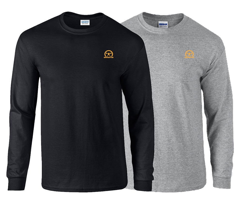 elitefts Crescent Gold Small Long Sleeve T-Shirt