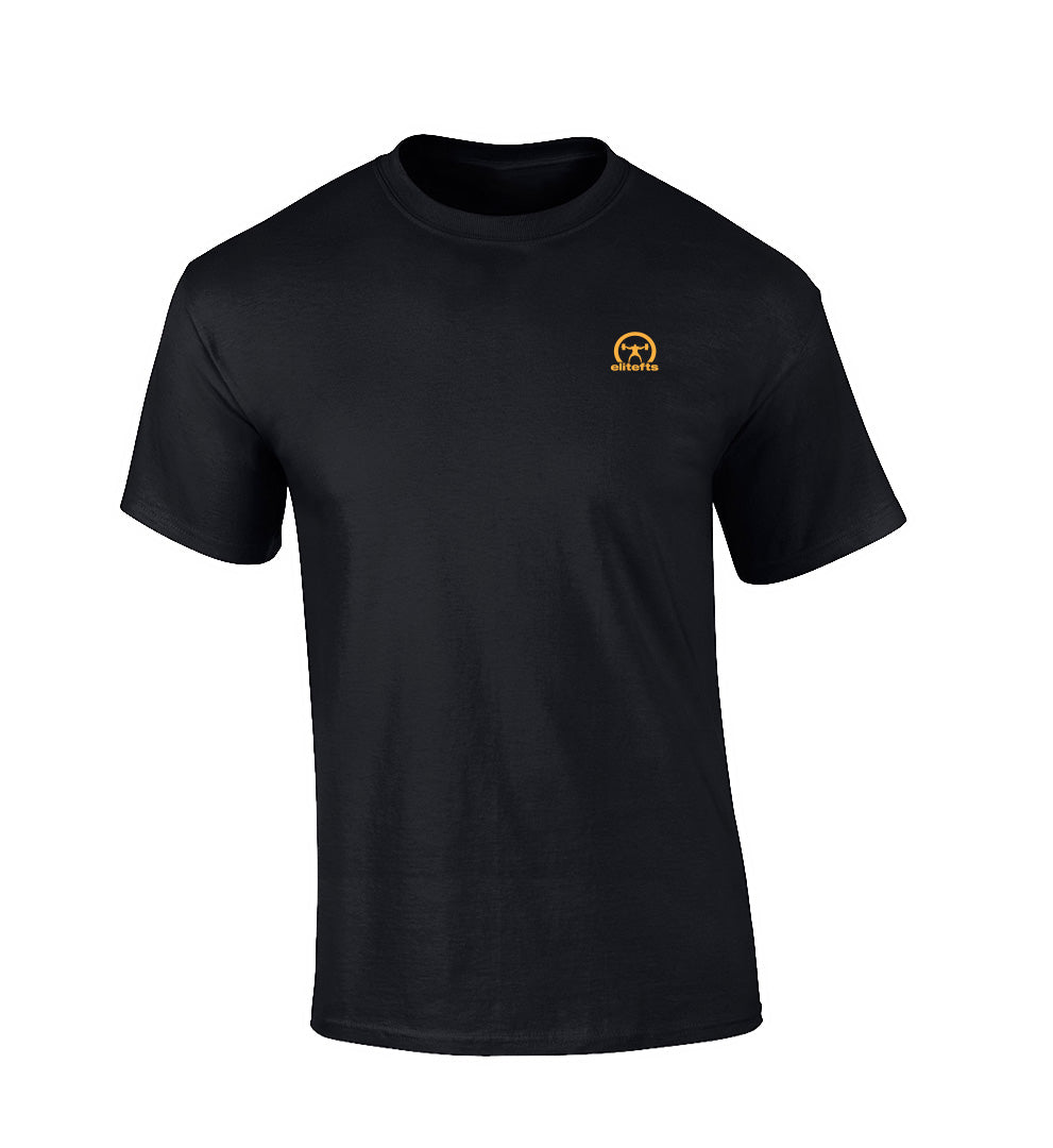 elitefts Crescent Gold Small T-Shirt black