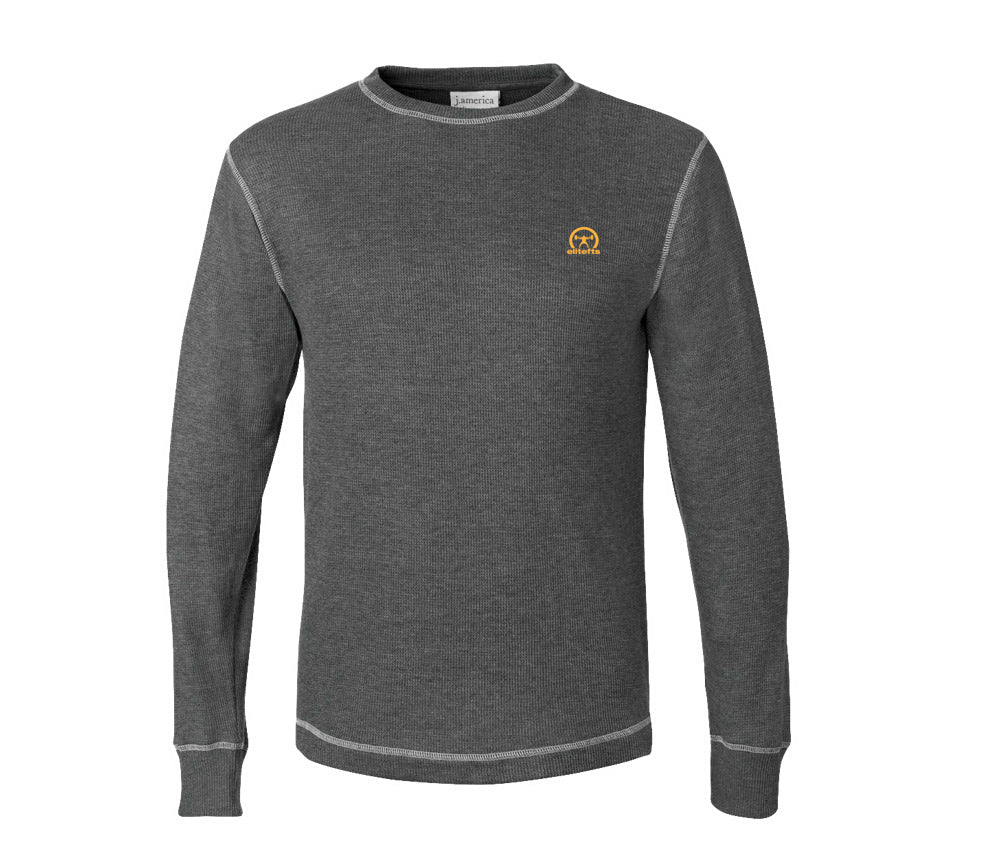 elitefts Crescent Gold Small Thermal Long Sleeve Shirt grey