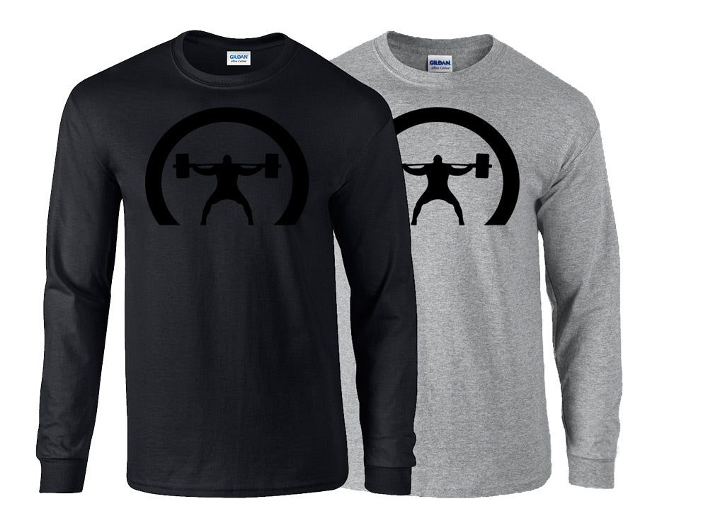 elitefts Crescent Only Black Long Sleeve T-Shirt 
