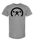 elitefts Crescent Only Black Premium T-Shirt grey