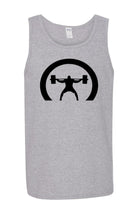 elitefts Crescent Only Black Tank Top grey