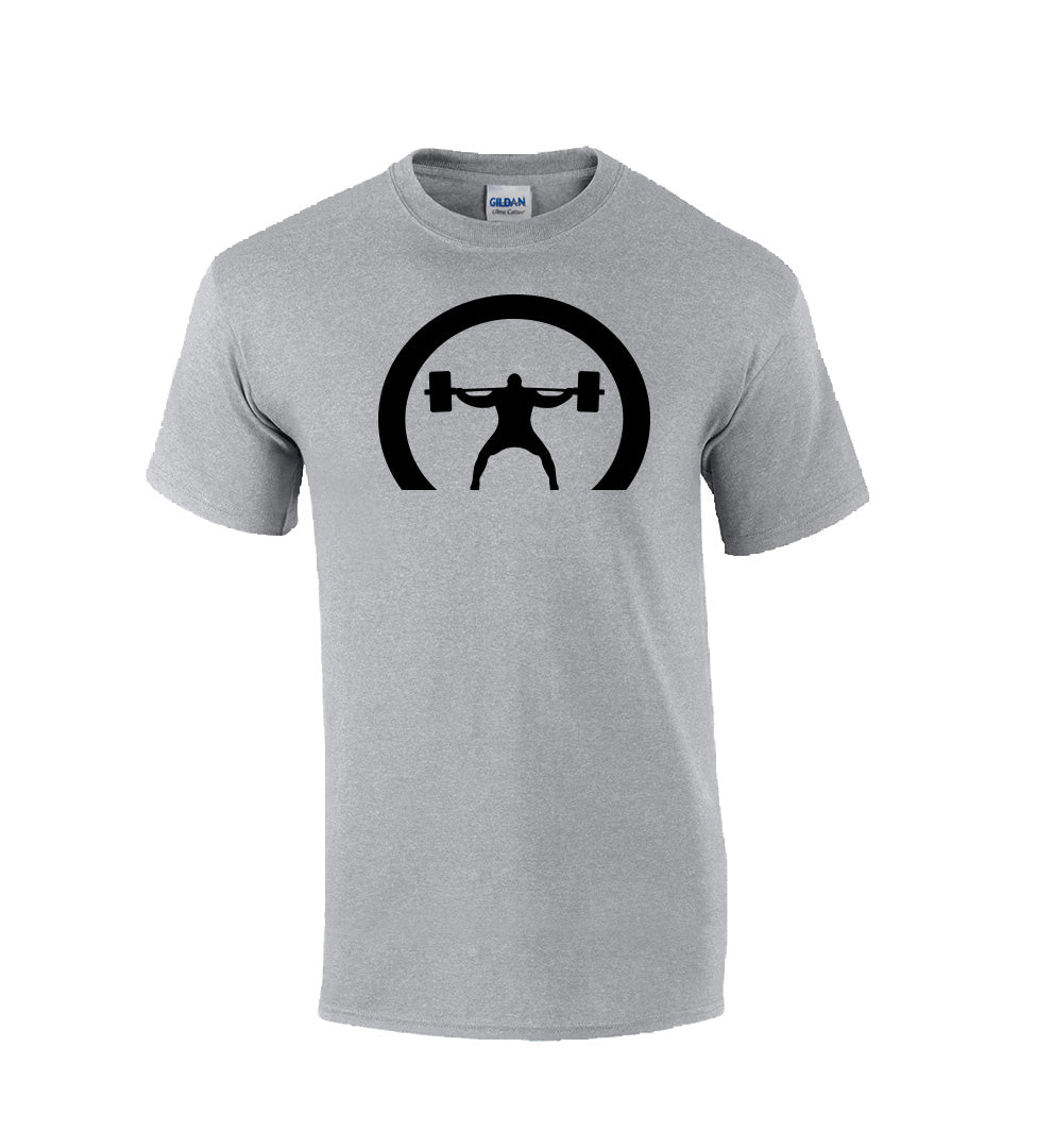 elitefts Crescent Only Black T-Shirt grey