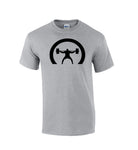 Crescent Only Black T-Shirt- gray