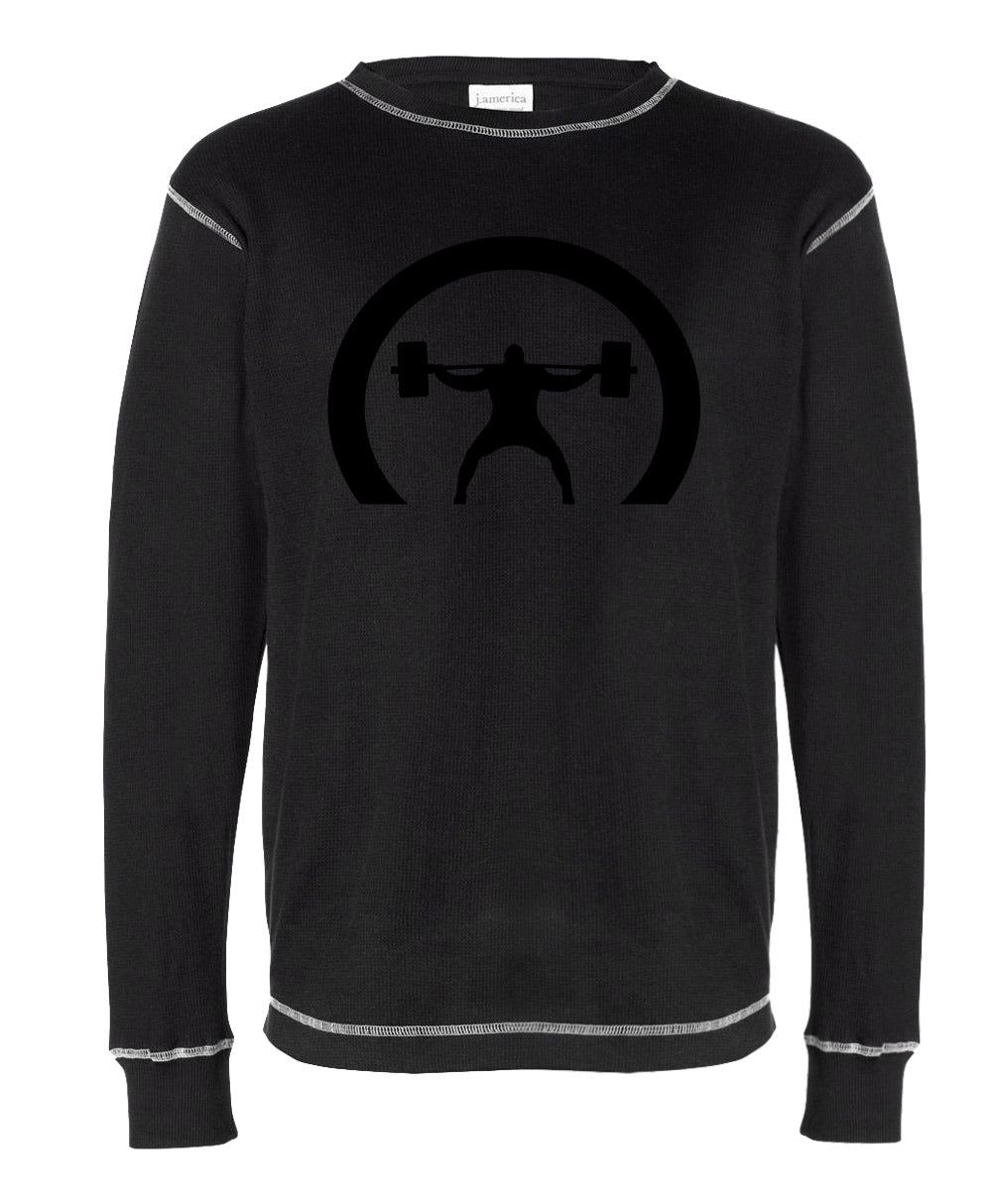 elitefts Crescent Only Black Thermal Long Sleeve Shirt Black