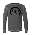 elitefts Crescent Only Black Thermal Long Sleeve Shirt grey