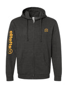 elitefts Crescent Tagline Gold Full Zip Hoodie