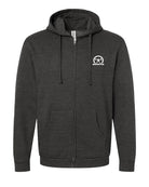 elitefts Crescent White 3x3 Full Zip Hoodie black
