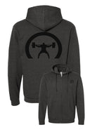 elitefts Crescent Only Black Full Zip Hoodie black