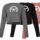 elitefts Crescent Only Women's Cropped Crew Fleece