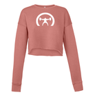 elitefts Crescent Only Women's Cropped Crew Fleece mauve