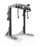 Gym equipment with 'Elitefts' branding on a white background