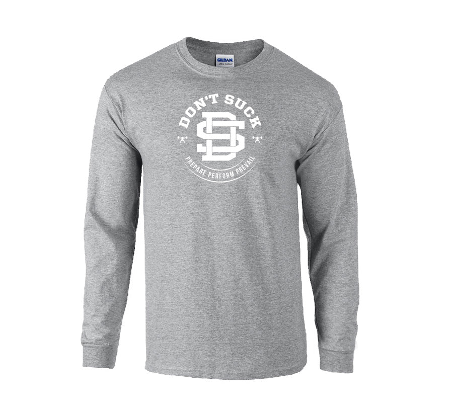 picture of elitefts Don't Suck Long Sleeve T-Shirt grey