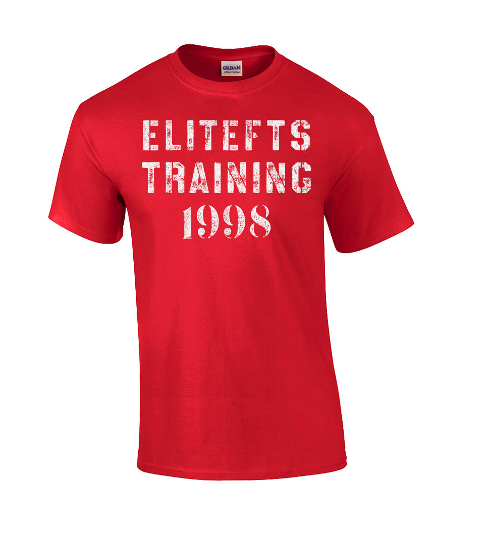 picture of elitefts Training 1998 T-Shirt red