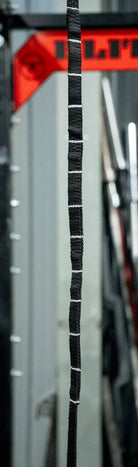 picture of elitefts EZ Spotting Straps hanging from a rack