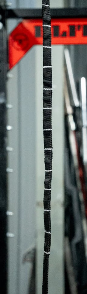 picture of elitefts EZ Spotting Straps hanging from a rack