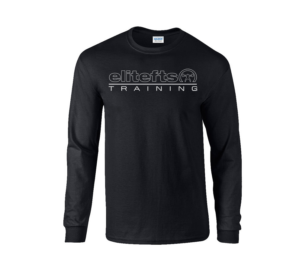 picture of elitefts Training Long Sleeve T-Shirt black