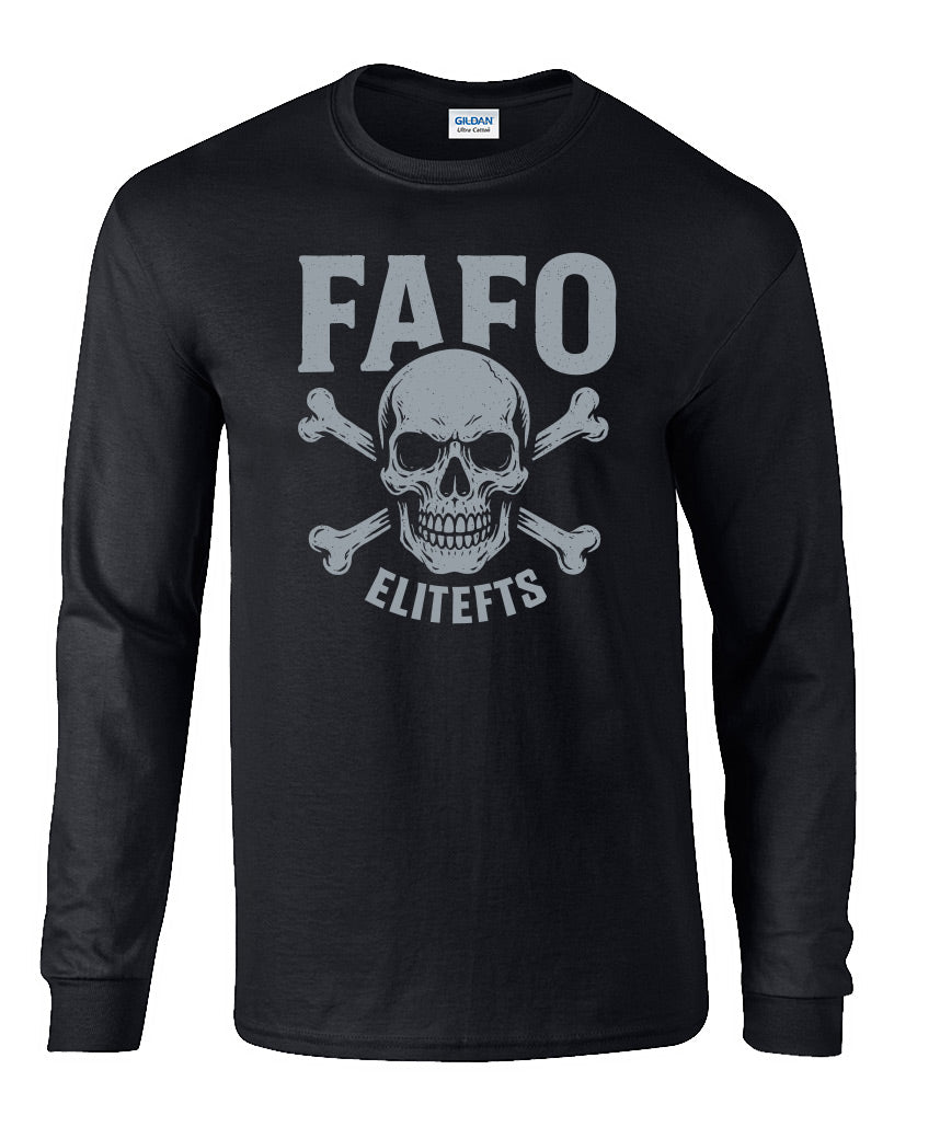 elitefts fafo long sleeve t-shirt black