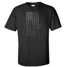 picture of elitefts Flag Barbell T-Shirt  Black