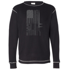 elitefts Flag Barbell Thermal Long Sleeve Shirt black