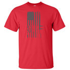 picture of elitefts Flag Barbell T-Shirt Red