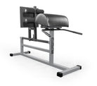 Gray weightlifting machine on a white background