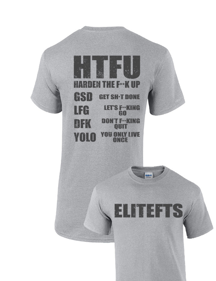 elite HTFU T-Shirt grey