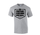 picture of elitefts PPP Badge T-Shirt Grey