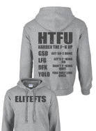 elitefts HTFU Hoodie grey