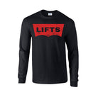 elitefts Red Lifts Long Sleeve T-Shirt black