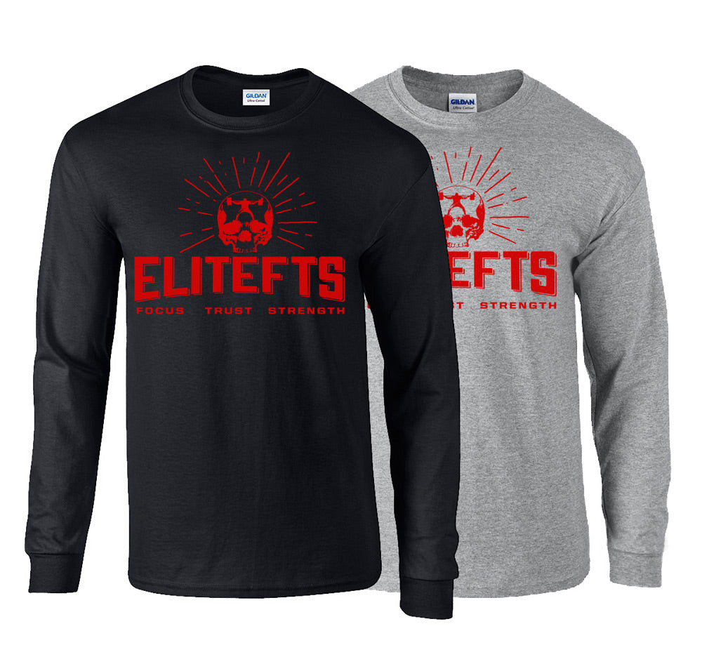 picture of elitefts Skull Long Sleeve T-Shirt