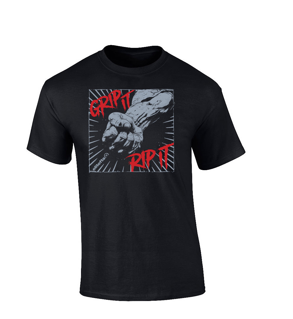 elitefts grip it t-shirt black