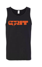 elitefts Grit Orange Tank Top black
