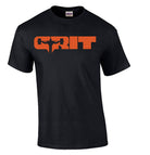 picture of elitefts Grit Orange T-Shirt Black