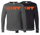 elitefts Grit Orange Thermal Long Sleeve Shirt