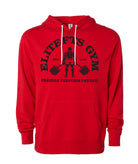 picture of elitefts Gym Shirt Lightweight Hoodie red