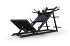 Black gym machine on a white background
