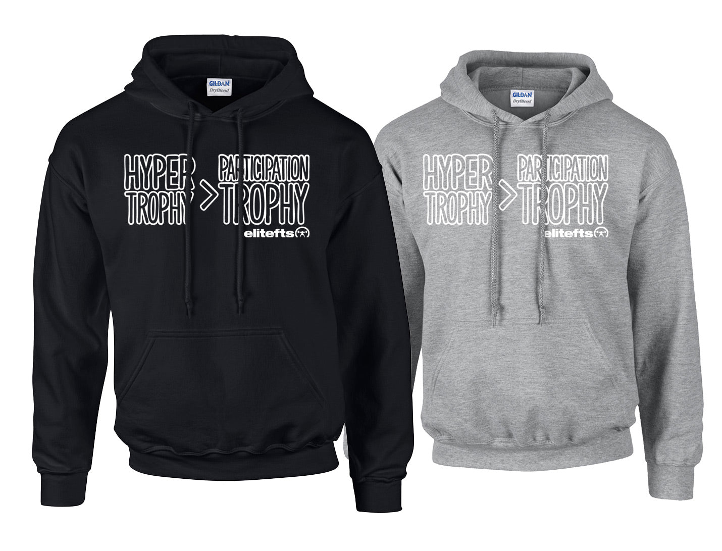 elitefts Hyper Trophy>Participation Trophy Hoodie