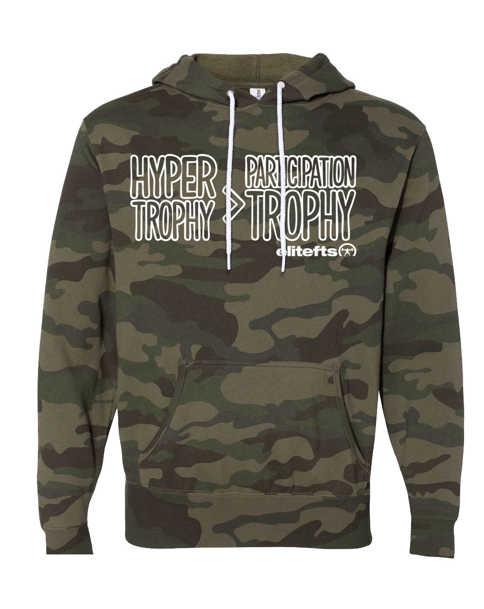 elitefts Hyper Trophy>Participation Trophy Lightweight Hoodie camo