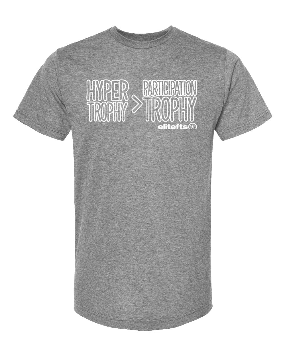 elitefts Hyper Trophy>Participation Trophy Premium T-Shirt grey