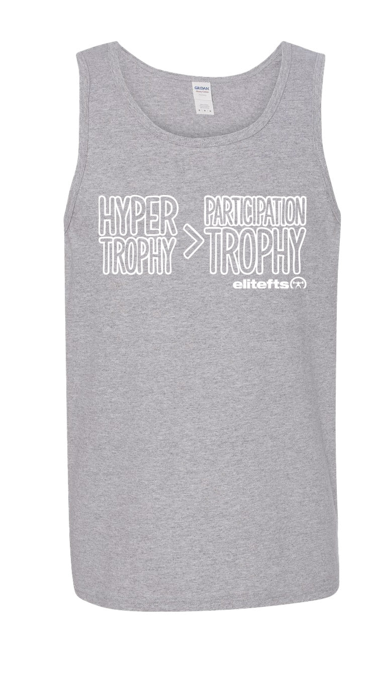 elitefts Hyper Trophy>Participation Trophy Tank Top grey