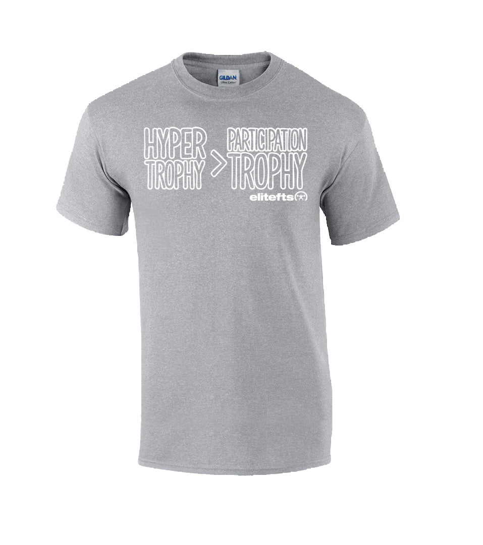 elitefts Hyper Trophy>Participation Trophy T-Shirt grey